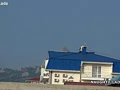 riding naked in public for all to see