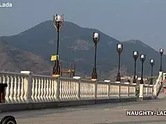 riding naked in public for all to see