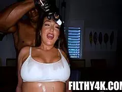 i gave cassie lenoir a sensual massage and it got hardcore. her big tits and petite body drove me crazy in pov.