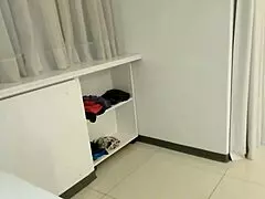 Cleaning Girl Latina Brunette Craves Big Cock for Her Big Ass Growth.