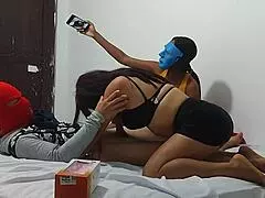 my girlfriend brought her best friend to learn blowjobs