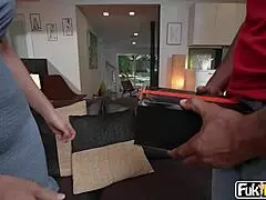 Milf Lilly James unpacks a surprise with intense anal action. She rides hard in cowgirl style