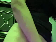 Brunette Milf Masturbates Her Pussy In The Night Club