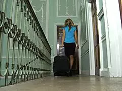 watching brunette masturbate, lesbian milf joins for steamy 69