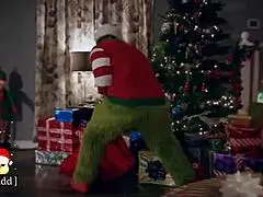the grinch parody milf bends over for doggystyle cum