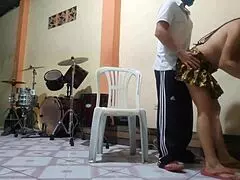 Busty Stepmother Seduces Athletic Stepson