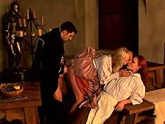 carla cox and jasmina hint at a steamy threesome with deepthroat and doggystyle