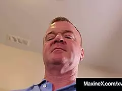 asian milf maxine x drills her pussy in cuckold chronicles