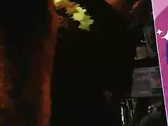 bound bbw wife gets huge tits tied in front of window