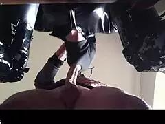 preview of me chairtied and hooded, forced to suck until he finishes