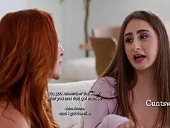 Emotional step mom quiz suggests dating redhead teen with big tits and cunt