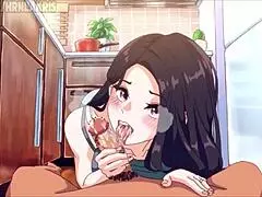 milf fucks me in the kitchen