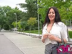 our milf lucy de janeiro breaks in a young 18+ rookie during casting