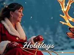 Granny Carmen Claus Gets Doggystyle Fuck with Elvish Creampie Surprise