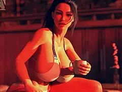 stepmother gives an intense massage that turns into a wild fuck.