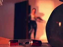 stepmother gives an intense massage that turns into a wild fuck.