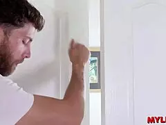 Mylfex - Secretive Milf Gets Crushed by Stepson in Bathroom. Don’t Tell Anyone, Okay?