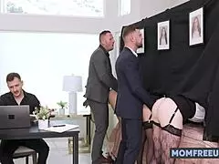 from PowerPoint to pounding pussy in the office, huh?