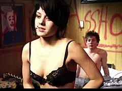 Laura Wiggins in Shameless S01E12 nude scene from 2011