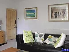 Glamcore British Milf Cockriding In Threesome