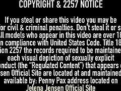 Jelena Jensen’s hand drives wild clit play in dirty talk session! 🔥