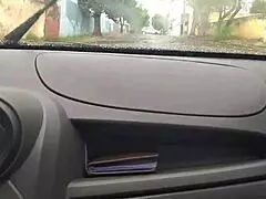 neighbor's wife gives delicious blowjob in uber car