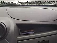 neighbor's wife gives delicious blowjob in uber car