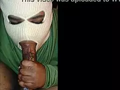 Super sloppy deep throat blowjob from masked girl 😍