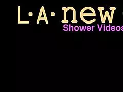 shy teen 18+ blonde took a steamy shower after casting! 🚿