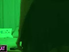 i touched my step mom's tits in bed, then she rode me cowgirl