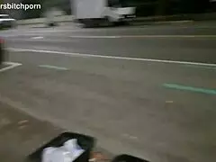 Brazen Kiwi Bitch Gets Pissed On Publicly As Motorist Yells