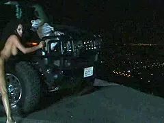 why did the milf get fucked outdoors at night?