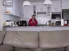 i beg daddy to cum in my ass, but stepdad catches me watchin anal porn