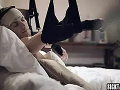 Does dirty stepmom help her stepson with big cock?