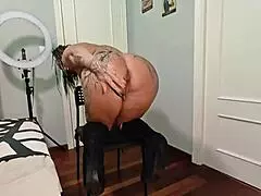 Cum In Her Boots Now!