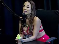 beautiful milf with tattoo shares orgasm stories in interview