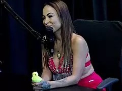 beautiful milf with tattoo shares orgasm stories in interview