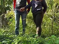 My stepmom seeks stepsons outdoor attention