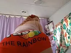 Humpday Ilovebigblackcock Tastetherainbow. Submissive slut with fat ass gets close up.