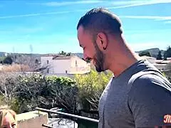 Aurbeauréal Blonde Joviale Loves Sucking Hard in Lingerie