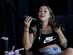 Flor De Damiana Strips Sensually Revealing Breasts And Trans Fantasies Intensely!