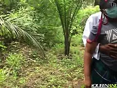 The Doctor And The Science Student Got Caught Practicing In The Bush, Feeling So Excited
