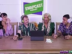 little puck and mike host podcast with madison blaze