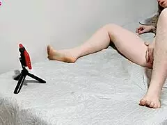 MILF Loves Showing Off Online When Her Cuckold Husband Leaves for Work