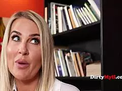 MILF Teacher Guides Young Students in Hardcore Cowgirl Lessons