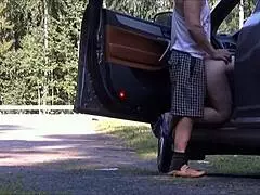 Got lucky and banged a sexy traveler on the road again! 🚗