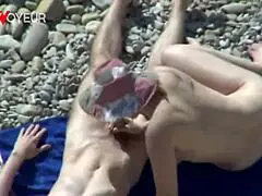 Juicy Ass Girl Creampied on Beach