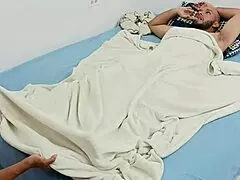 i surprise my stepbrother in his room with a great blowjob, i can't stand the taboo excitement