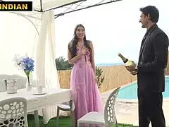 Indian guy fucks Chinese girl's tight pussy and ass hard, wrecking her completely in HD