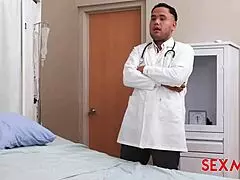 Nurse Escort Silvia Santez Sucks Big Tits